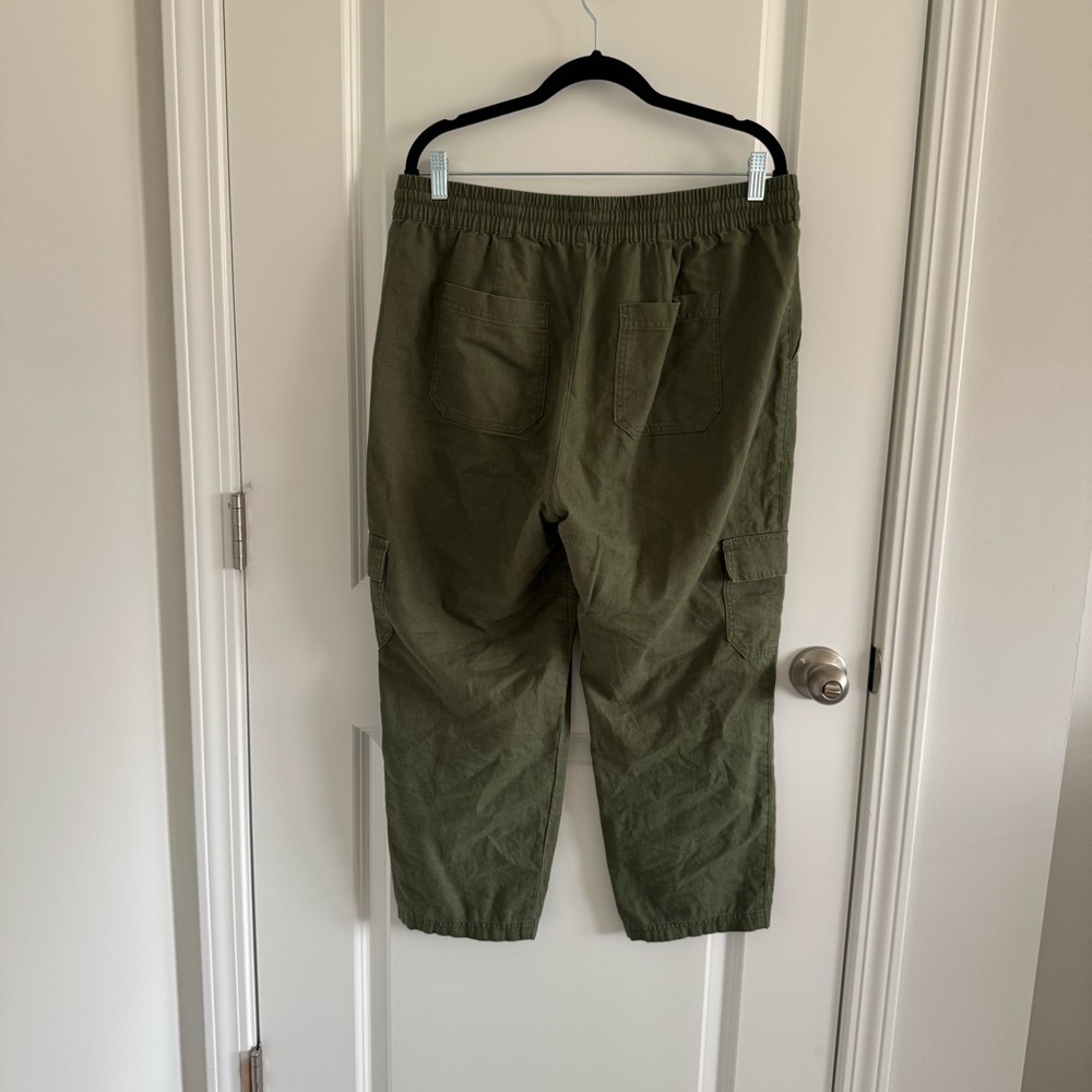 Women’s Olive Green Cargo Pants - Picture 2 of 5